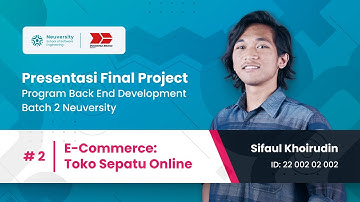 E-Commerce: Toko Sepatu Online - Persentasi Project Back End Development (Python)
