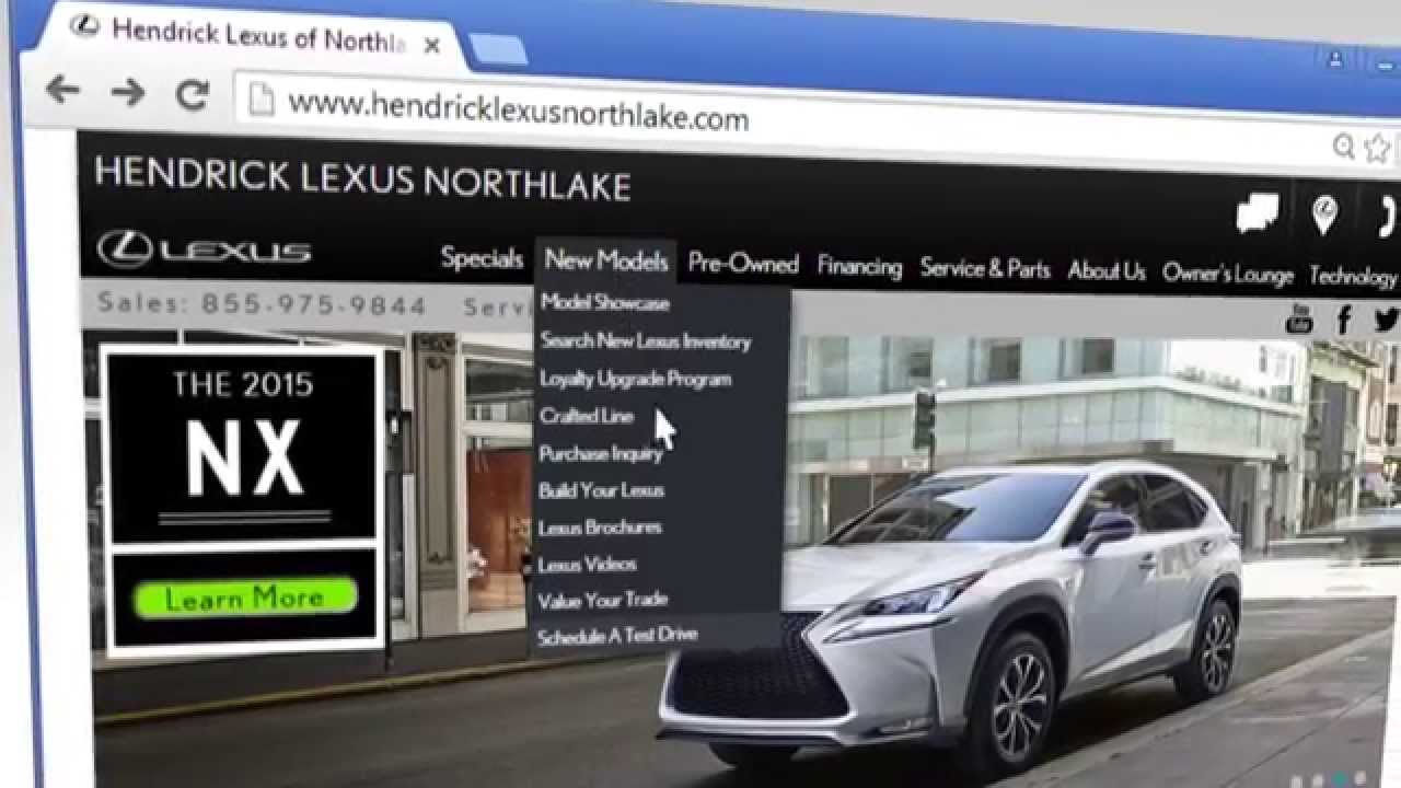 Hendrick Lexus Northlake Schedule a Test Drive YouTube