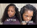 Watch Me Blend My 4C Natural Hair With This Curly V-Part Wig | UNice Hair