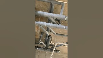 Cách đi đường ống cấp thoát sàn  bằng ống Pvc ||Thi công cấp thoát nước nhà cao tầng. #ct36vlog