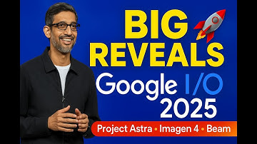 Sundar Pichai’s BIG Reveals at Google I/O 2025 🚀 (Project Astra, Imagen 4, Beam)