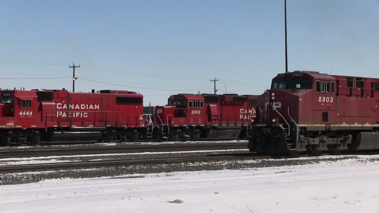 TVR Rail Spotting HD: CP 469 working in Alyth Yard AB