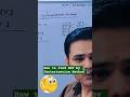 How to find HCF by Factorisation Method Class 4,5,6,7and 8 #maths #youtubeshorts #ytshorts #shorts