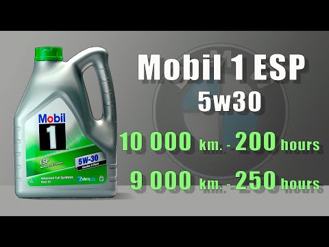 Mobil 1 ESP 5w30 (BMW, 10 000 km.,  9 000 km)