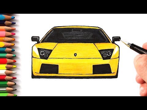 Как нарисовать Lamborghini поэтапно