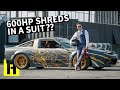 Garage Built 600hp 240sx, Man in a Suit Sets the New Standard. Insanity line.