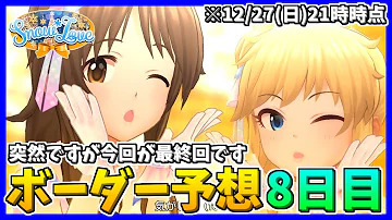 ボーダー予想 デレステ
