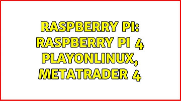 Raspberry Pi: raspberry pi 4 PlayOnLinux, metatrader 4 (2 Solutions!!)