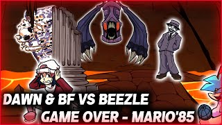 Fnf | Dawn & Bf Vs Beelze | Game Over - Mario'85/Smb Funk Mix Cover | Hypno's Lullaby V2