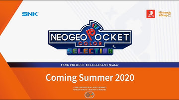 NEOGEO POCKET COLOR SELECTION Teaser Trailer Switch(2020)