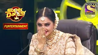Rekha जी ने Enjoy किया 'Rang Barse' पे Performance! | Super Dancer | Funtertainment Performance
