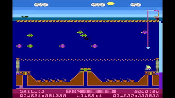 Atari 8-Bit Game Play, Captain Sticky