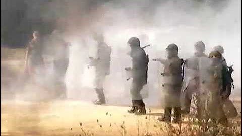 British Army riot control training