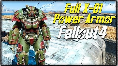 Fallout 4 BEST & RAREST Suit Of Power Armor! - Full "X-01 Power Armor" Suit Location!