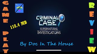 Game Play | Criminal Case - Supernatural Investigations | Puzzle | Brief Review | screenshot 1