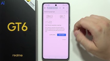 Realme GT 6: WiFi 6 Speed Test