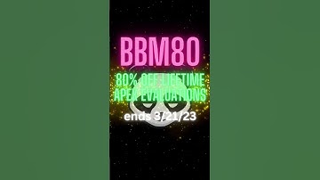 BBM80 80% OFF Evals every month till 3/21/23 EXTENDED | Apex Promo | Two Legged Pullback