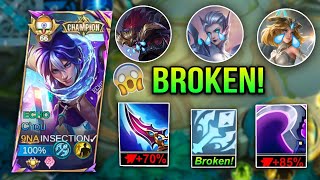 CHOU BROKEN DAMAGE 2024 🤯😱|| CHOU BEST BUILD 2024 (ECHO CHOU GAMEPLAY) MOBILE LEGENDS