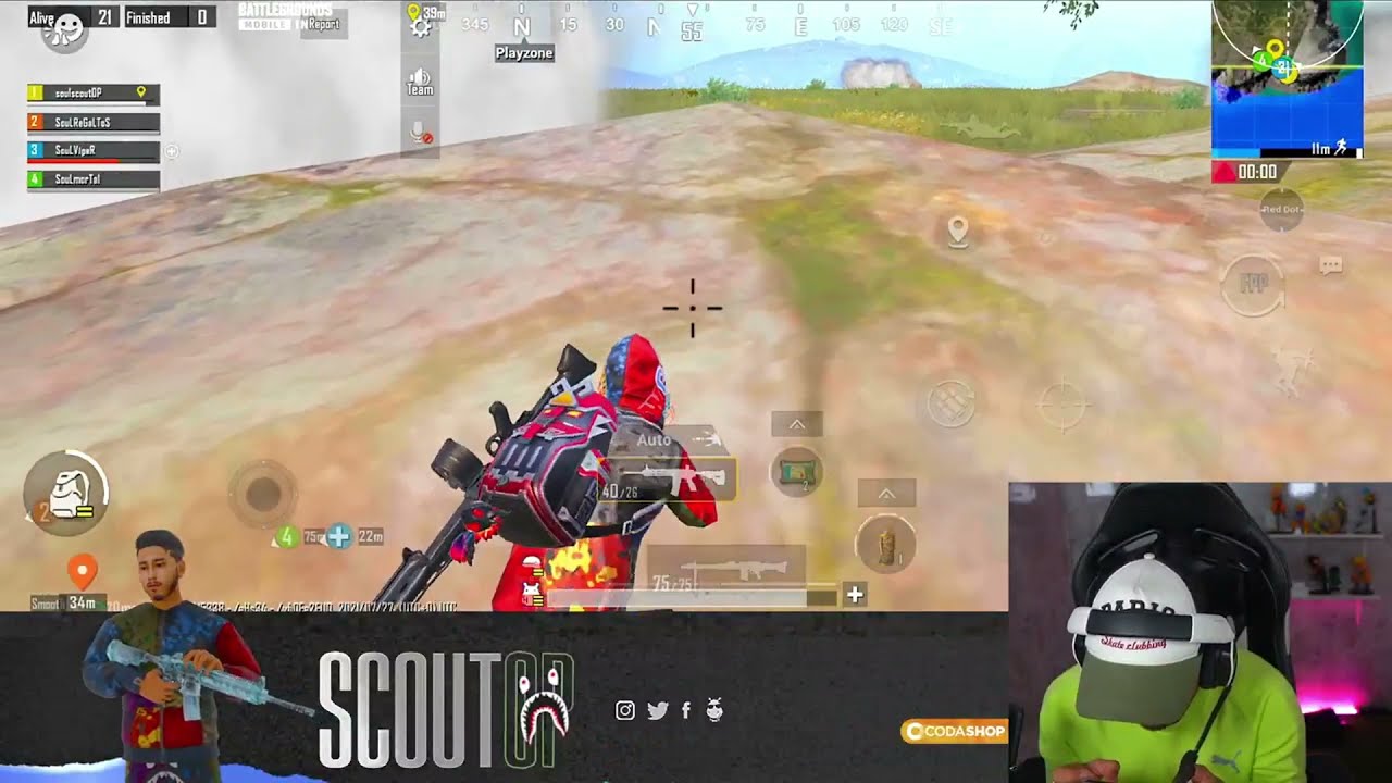 Team Soul VS Team Blind - Scout POV - BGMI VE Scrims - Viper knocks ...