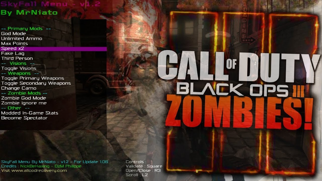 Call of Duty Black Ops 3 Mod Menu GamePlay - YouTube