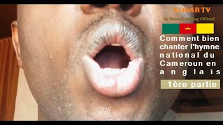 Apprends à chanter l'hymne national du Cameroun en anglais mot par mot