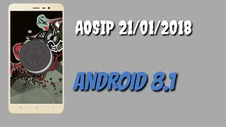 STABLE AOSIP OREO  FOR REDMI 3S/PRIME | DS TECH