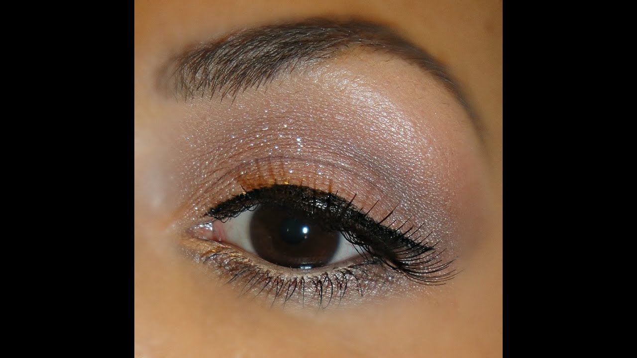 Glittery Natural Eye Shadow Using Sonia Kashuk YouTube