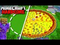 I built the worlds biggest pizza in minecraft 119 hardcore 60