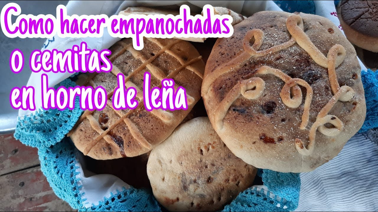 Cómo hacer empanochadas de piloncillo en horno de leña.