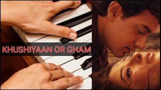 Khushiyan Aur Gham I Aamir Khan I On Mobile Piano I Full Cover I Kabeer Official I