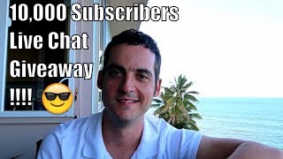🔴 10,000 Subscriber Live Chat + Giveaway from Hawaii 🌴
