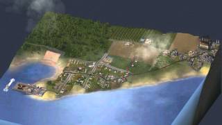 SimCity 4 - Timelapse - Growth of a Coastal Farm Town