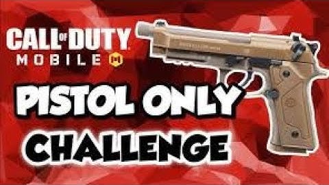 Pistol Only Challenge | Call Of Duty Mobile | Pistol | COD