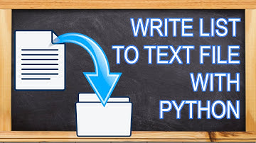 Write list to text file Python - Quick tutorial