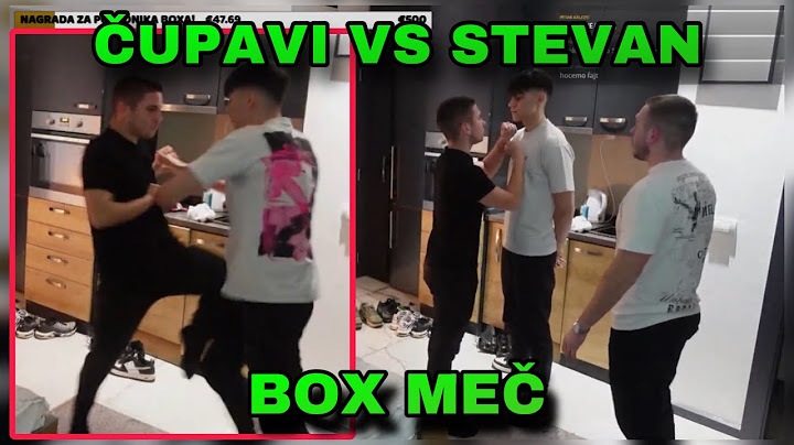 CUPAVI UDARIO STEVANU SAMAR NA LAJV - CUPAVI VS STEVAN BOX MEC