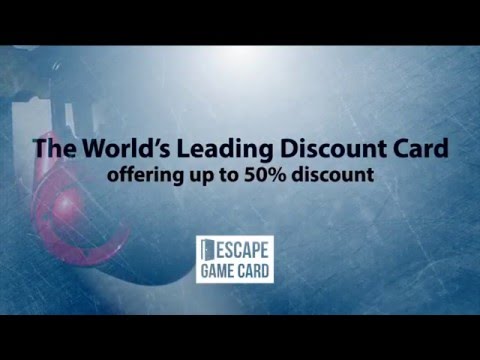 The Escape Games Card: Now you can get discount at the best real life room escape games