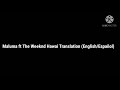 Maluma Ft The Weeknd Hawái Translation English Español