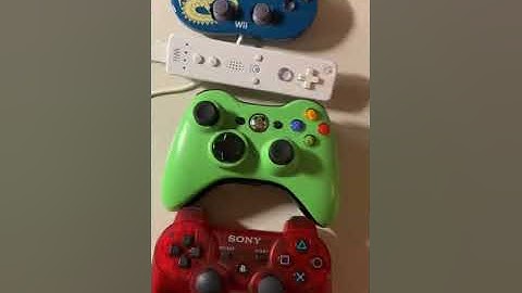 COMPARISON: Wiimote Wii Controller vs PS3 DualShock 3 vs Xbox 360 Controller