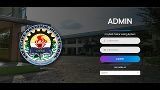 DEMO HYBRID APPLICATION (A VOTING SYSTEM WITH QR CODE SCANNING AND GMAIL NOTIFICATION  USING PHP)