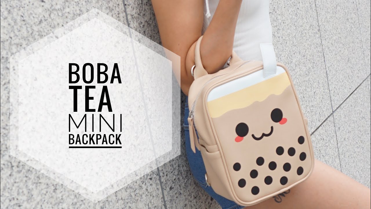 Boba Tribe: Boba Tea Mini Backpack Review + On The Body! 
