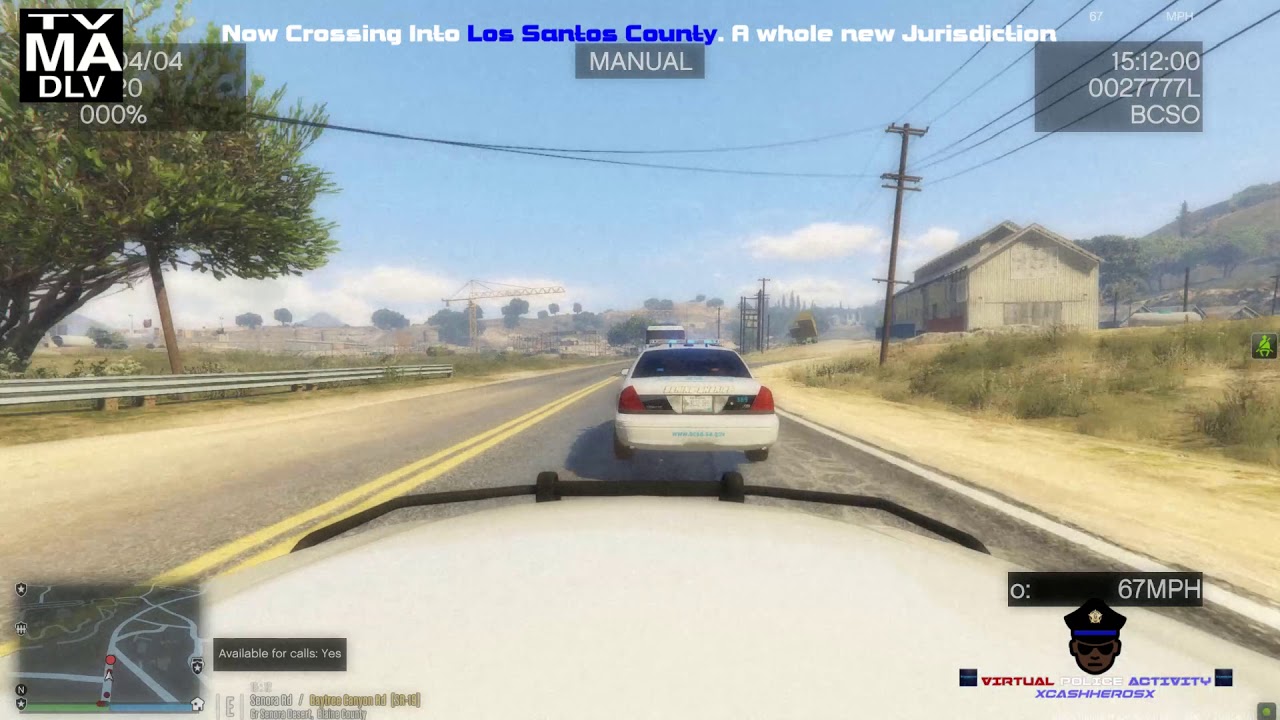 GTA V LOS SANTOS PATROL HIGH SPEED PURSUIT!! by HotRod404 - 