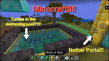 MINECRAFT [ I Give My House Tour and my Epic NETHER PORTAL!!!!