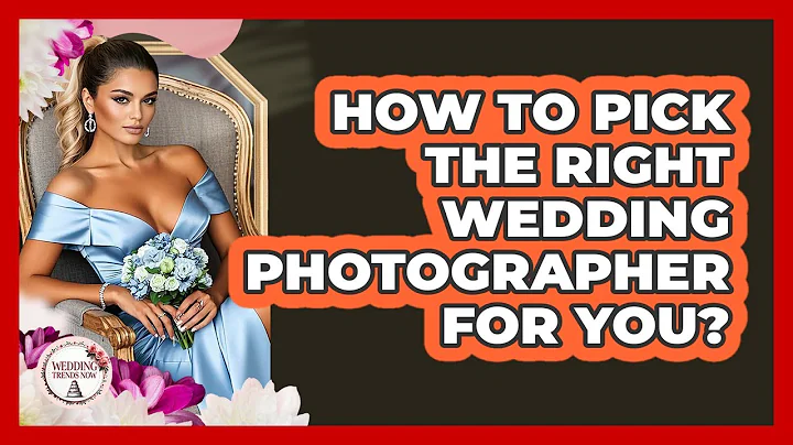 How To Pick The Right Wedding Photographer For You?