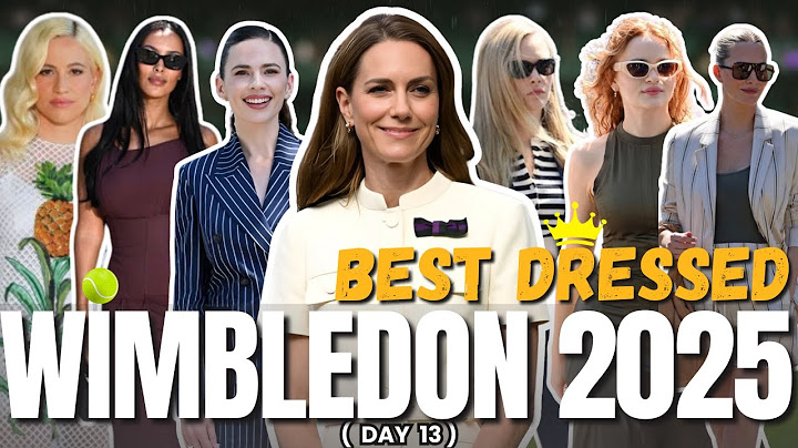 BEST DRESSED AT THE WIMBLEDON 2025! (Celebrities & Royals) - Day 13