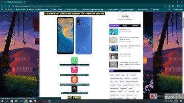 ZTE Blade A51 Dead Boot Restart Fix Firmware File Pac #firmware #flashfile