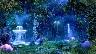Enchanted Fairy Forest Magical Ambience✨🌨 Fountain,  Nature Sounds & Soft Rain by Muny Autumn  1,214 views 5 days ago 8 hours, 2 minutes