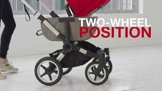 Bugaboo Donkey 3 | Convertible stroller - How to use the two-wheel position