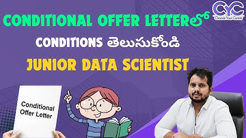 Conditional Offer Letter | Data Science Training in Hyderabad | Data Science Course in Ameerpet |CYC