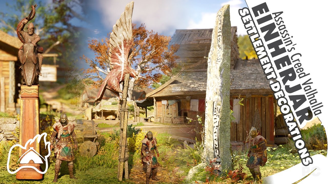 Assassin's Creed Valhalla EINHERJAR Settlement Pack Deco Set
