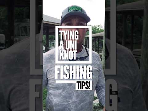 Uni-Knot Tying Fishing Tips: How to Tie Braid to Fluorocarbon Leader Like a Pro #fishingtips #knot